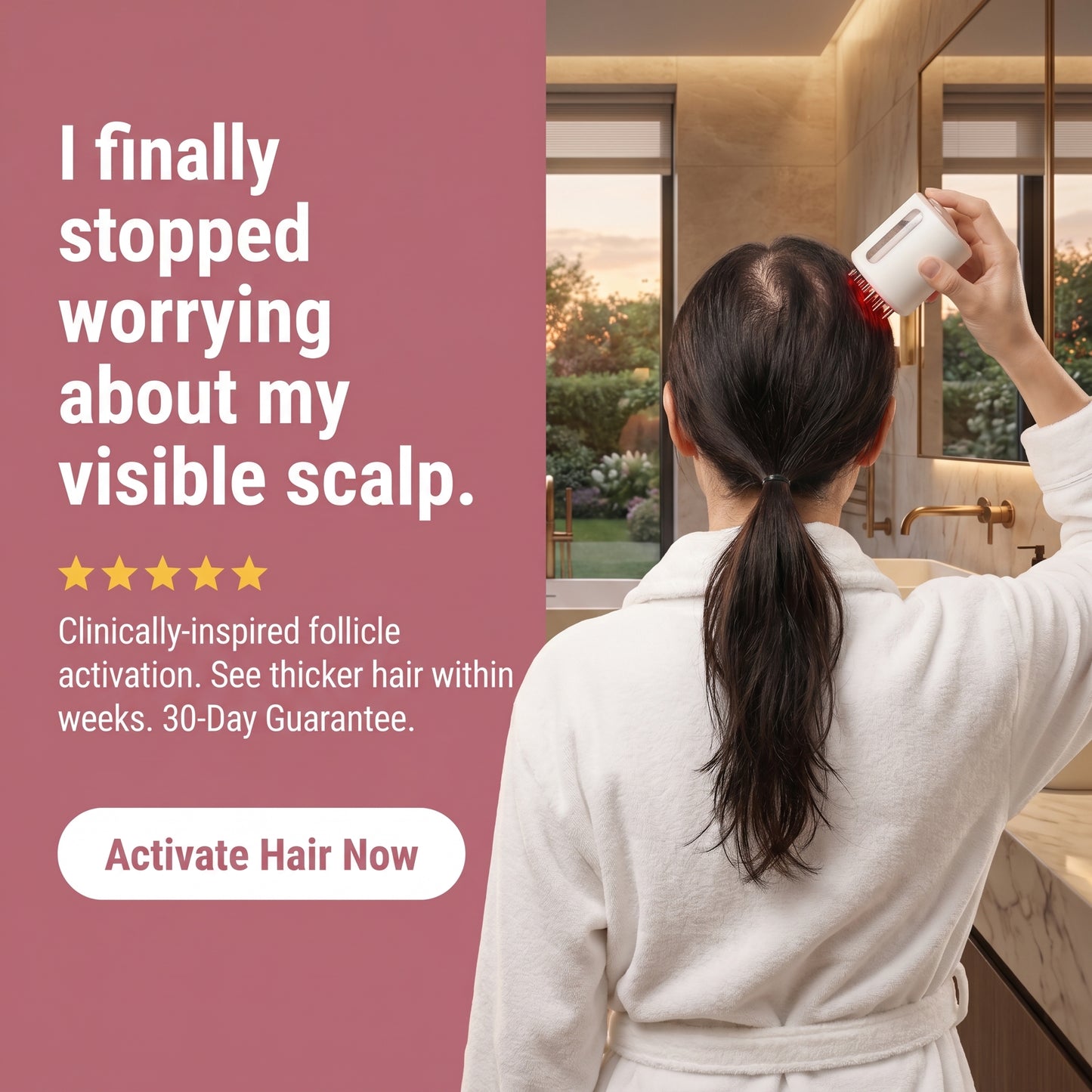 Follura - Electric Scalp Massager & Hair Growth Serum Oil