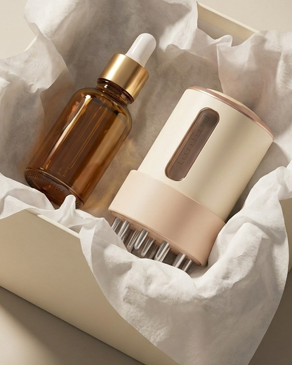 Follura - Electric Scalp Massager & Hair Growth Serum Oil