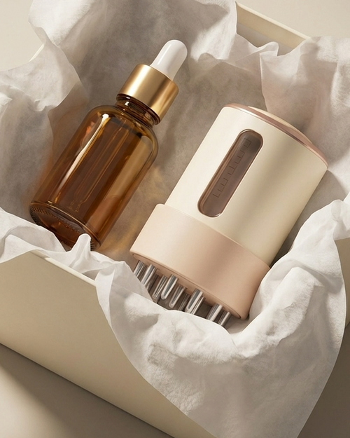 Follura - Electric Scalp Massager & Hair Growth Serum Oil