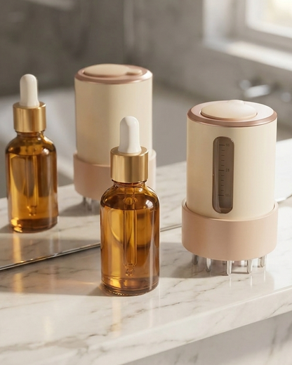 Follura - Electric Scalp Massager & Hair Growth Serum Oil