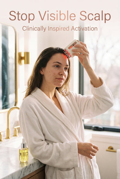Follura - Electric Scalp Massager & Hair Growth Serum Oil