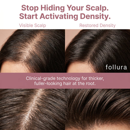 Follura - Electric Scalp Massager & Hair Growth Serum Oil