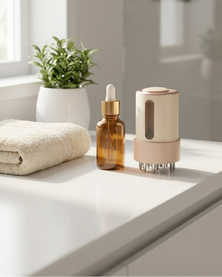 Follura - Electric Scalp Massager & Hair Growth Serum Oil
